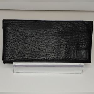 Burberrys Vintage Long Slim Black Wallet